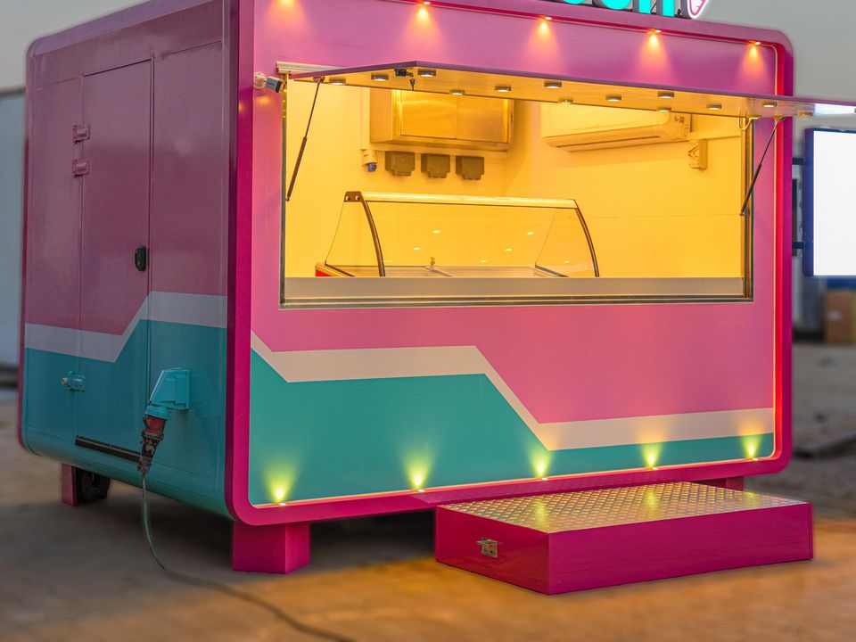 Ice cream kiosk
